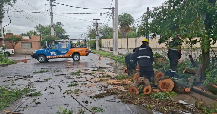 Fuerte tormenta en Salta: 42 intervenciones municipales y continúa la alerta hasta la medianoche