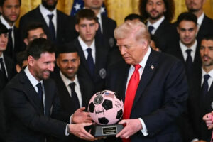 En la Casa Blanca, Trump elogió a Messi y preguntó si es mejor que Pelé