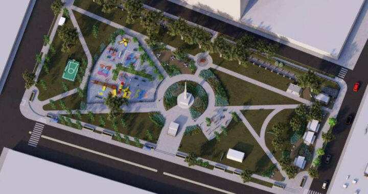 Fútbol, juegos y comida: la plaza Evita se transforma en un mini parque urbano