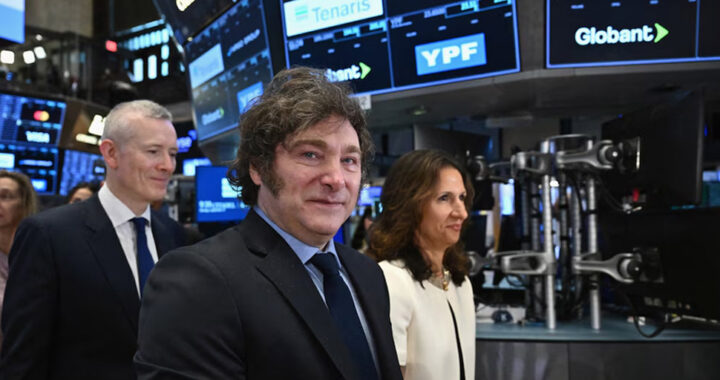 Milei presentará el plan económico argentino ante inversores en Wall Street