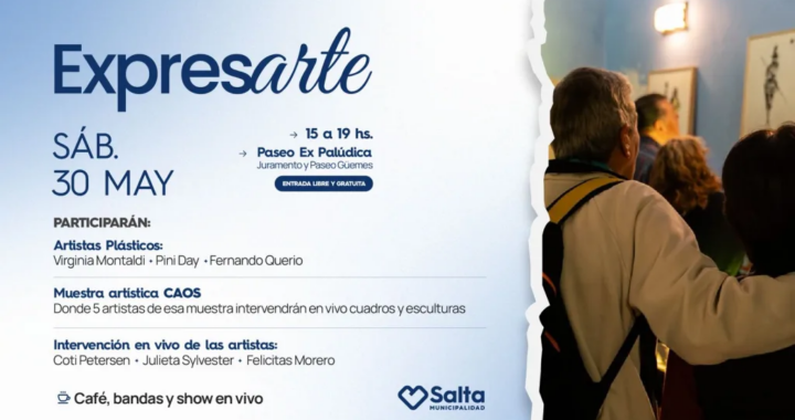 “Expresarte” vuelve al Paseo Ex Palúdica con arte en vivo, música y propuestas culturales gratuitas