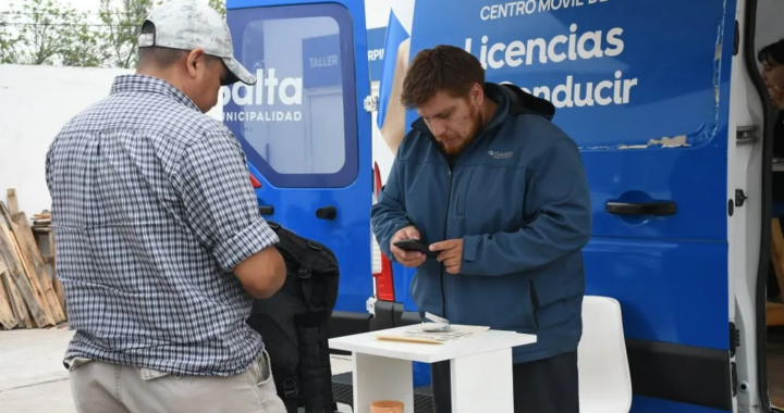 El Móvil de Licencias atenderá esta semana en tres barrios de Salta