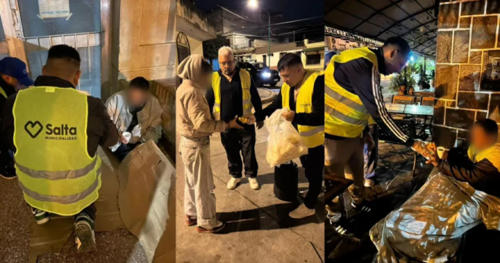 La Municipalidad de Salta lanzó el Operativo “Bajo Cero” para asistir a personas en situación de calle