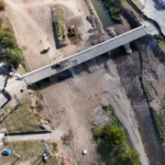 Comenzó la demolición del puente de Santa Lucía para dar paso a una nueva estructura sobre el río Arenales