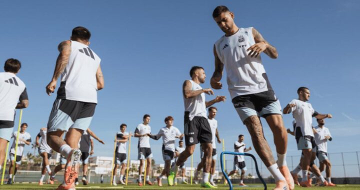 Argentina completó su última práctica y quedó lista para enfrentar a Inglaterra