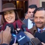 Victoria Villarruel llegó a Salta para participar de la Procesión del Milagro